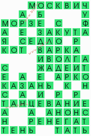 сканворд 7316