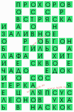 сканворд 7347