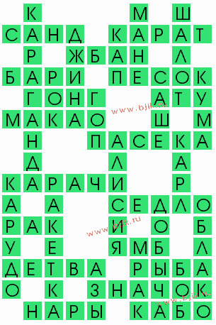 сканворд 7379