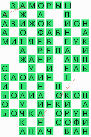 сканворд 7392