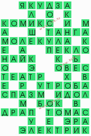 сканворд 7401