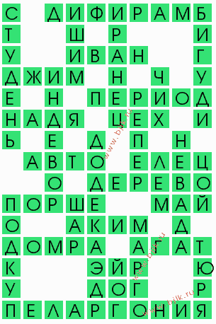 сканворд 7405