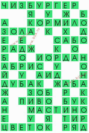 сканворд 7433