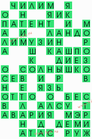 сканворд 7437