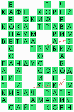 сканворд 7491
