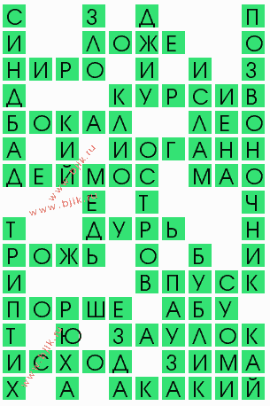 сканворд 7507