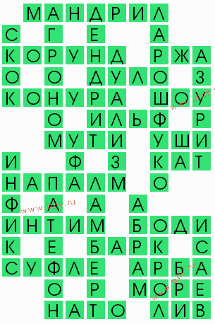 сканворд 7517