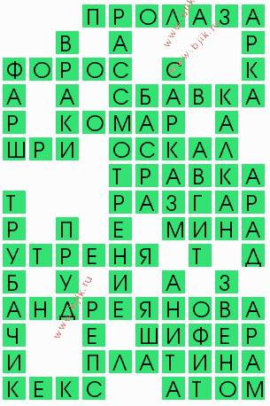 сканворд 7556