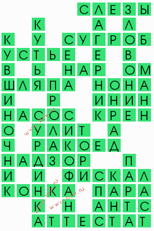 сканворд 7565