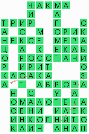 сканворд 7568