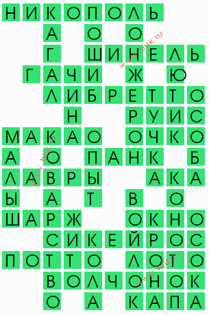 сканворд 7575