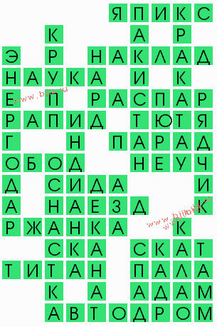 сканворд 7587