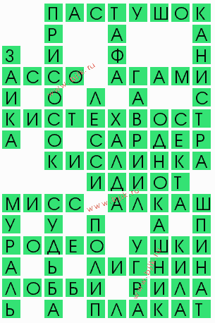 сканворд 7591