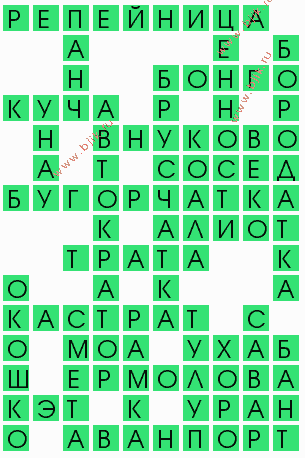 сканворд 7592