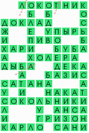 сканворд 7593
