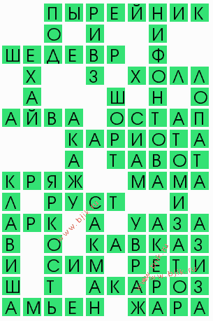 сканворд 7595