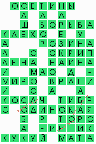 сканворд 7605