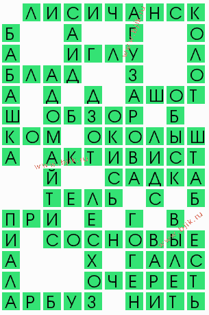 сканворд 7608