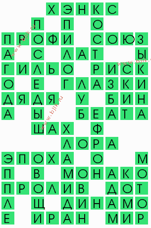 сканворд 7653