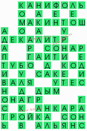 сканворд 7656