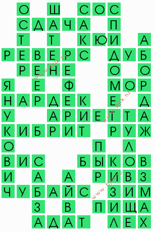 сканворд 7665