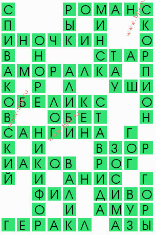 сканворд 7685
