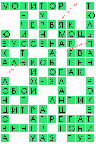сканворд 7686