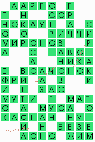 сканворд 7705