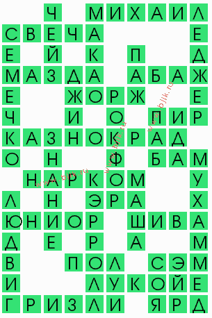 сканворд 7711