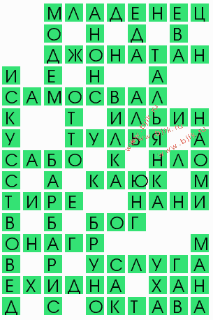 сканворд 7713
