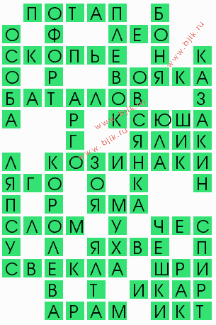 сканворд 7721