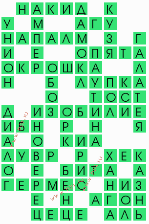 сканворд 7723