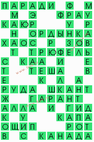 сканворд 7725
