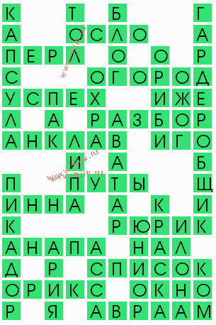 сканворд 7726