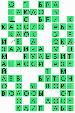 сканворд 7727