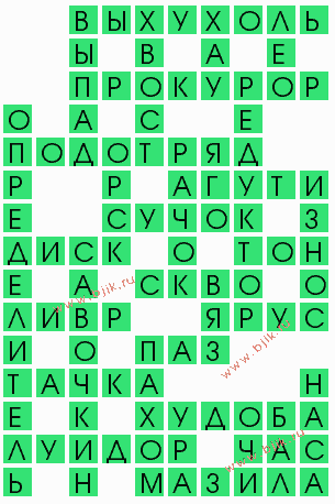 сканворд 7731