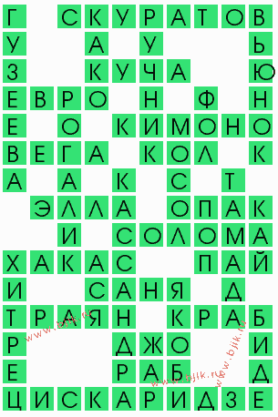 сканворд 7785