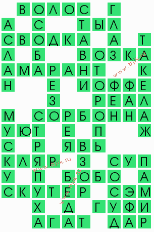 сканворд 7798