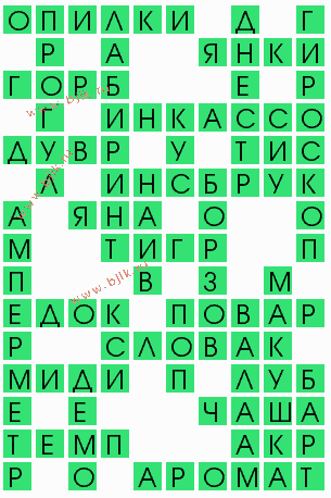 сканворд 7847