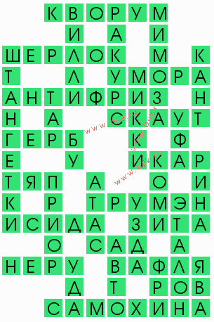 сканворд 7852