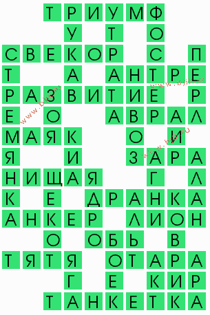 сканворд 7886