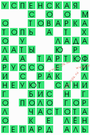 сканворд 7906