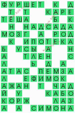 сканворд 7911