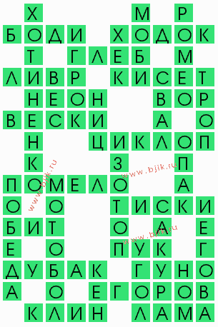 сканворд 7917