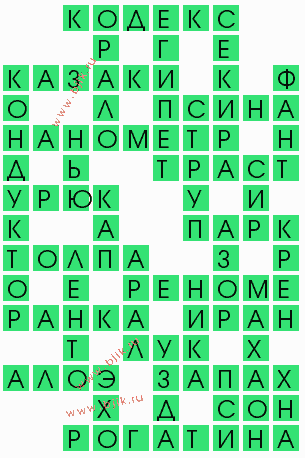 сканворд 7996
