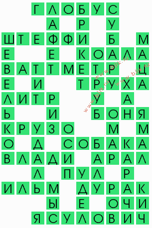 сканворд 8036