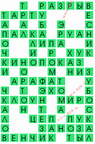 сканворд 8077