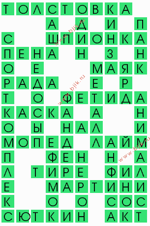 сканворд 8107