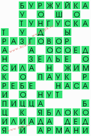 сканворд 8132