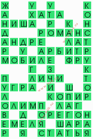 сканворд 8142